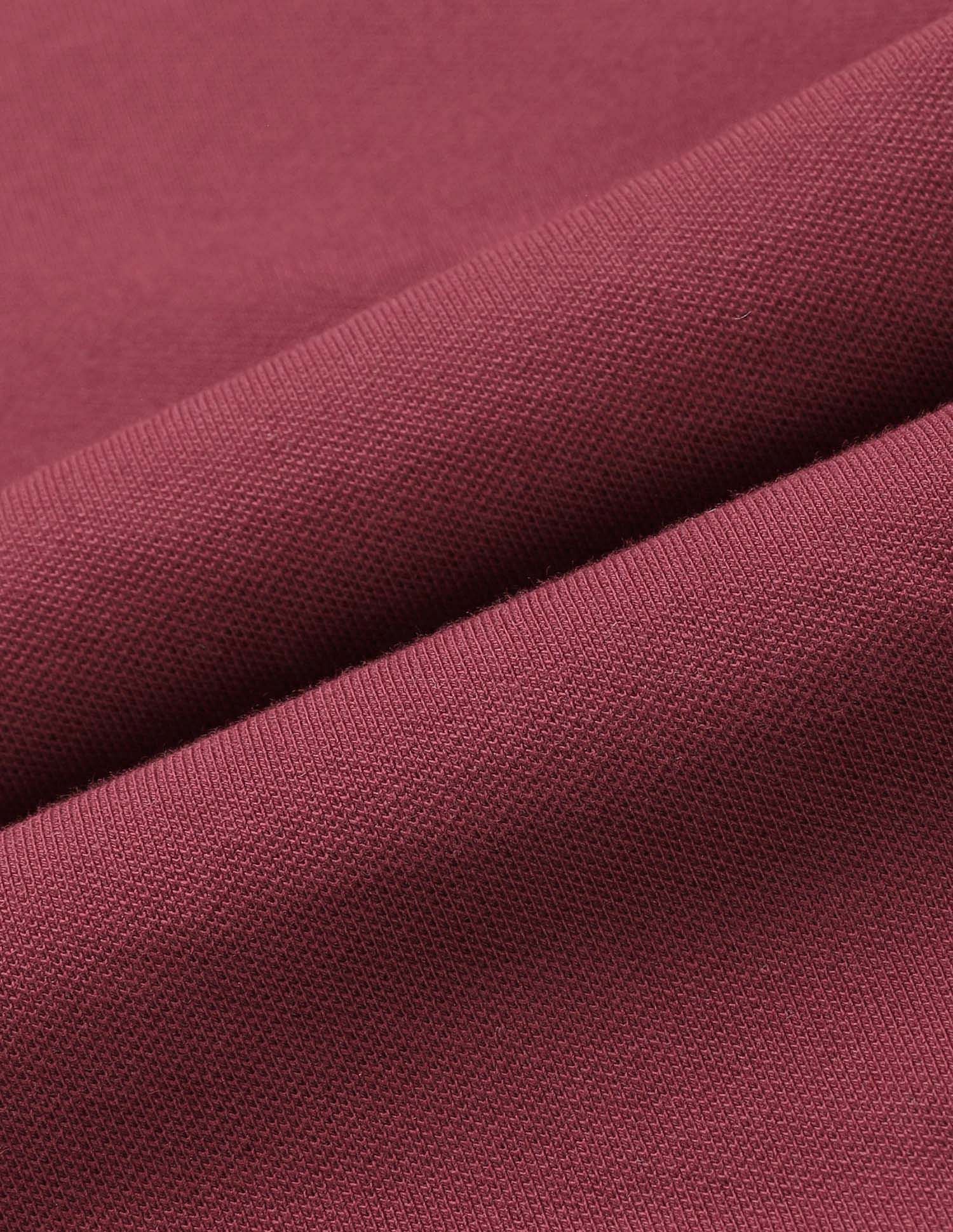 Jacquard Collar Solid Polo Shirt - Image 2