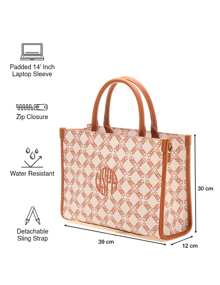 Kate Monogram Tote Bag - Image 3
