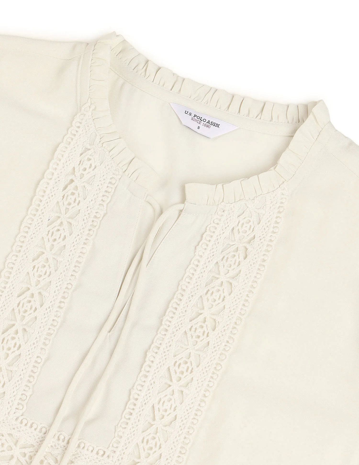 Lace Detail Regular Fit Top - Image 8