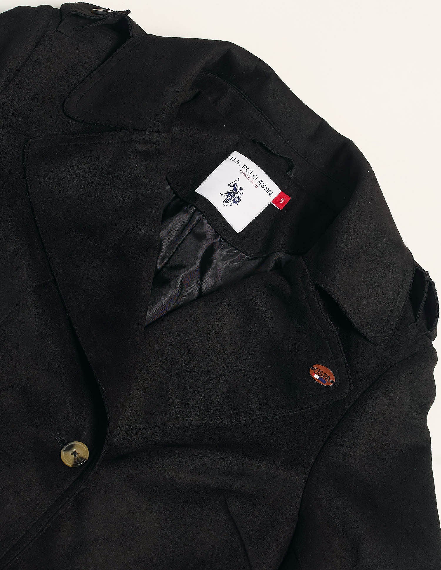 Longline Lapel Collar Jacket - Image 2