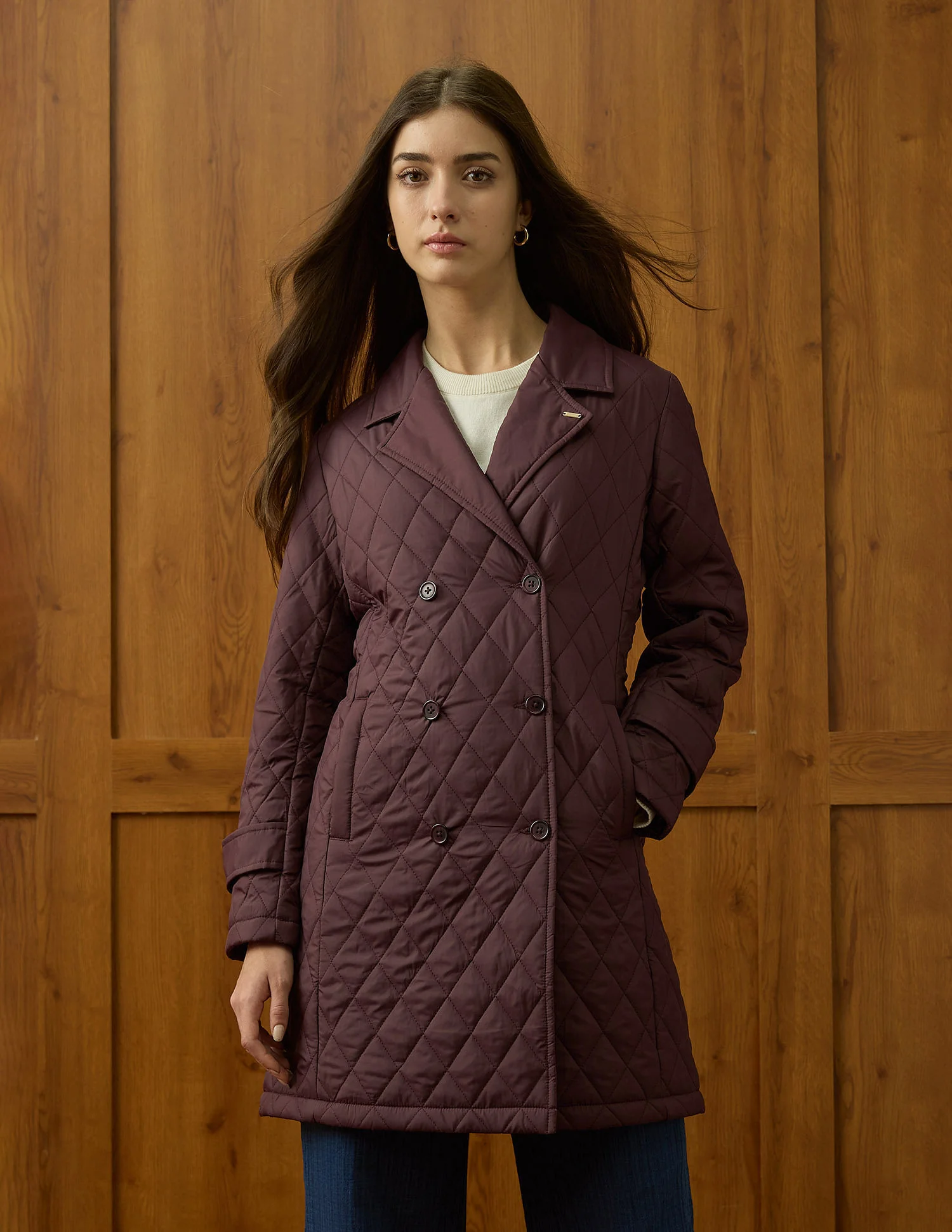 Longline Quilted Jacket - Image 6