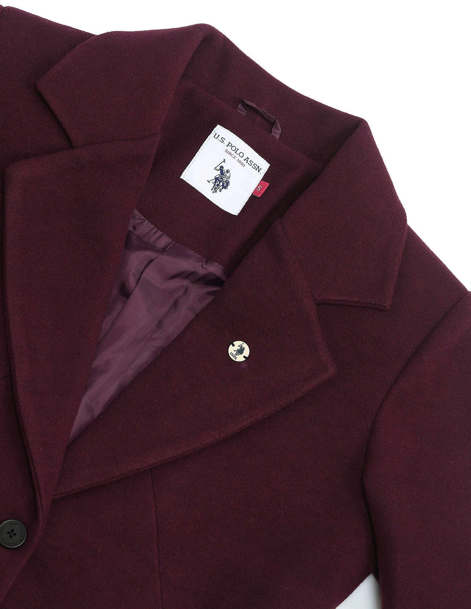 Longline Solid Felt Jacket - Image 2