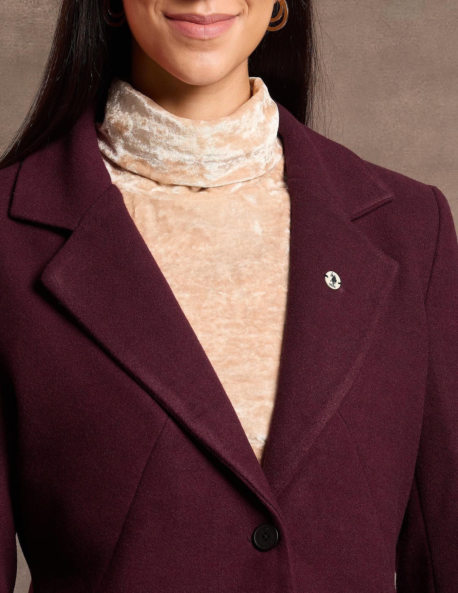 Longline Solid Felt Jacket - Image 7