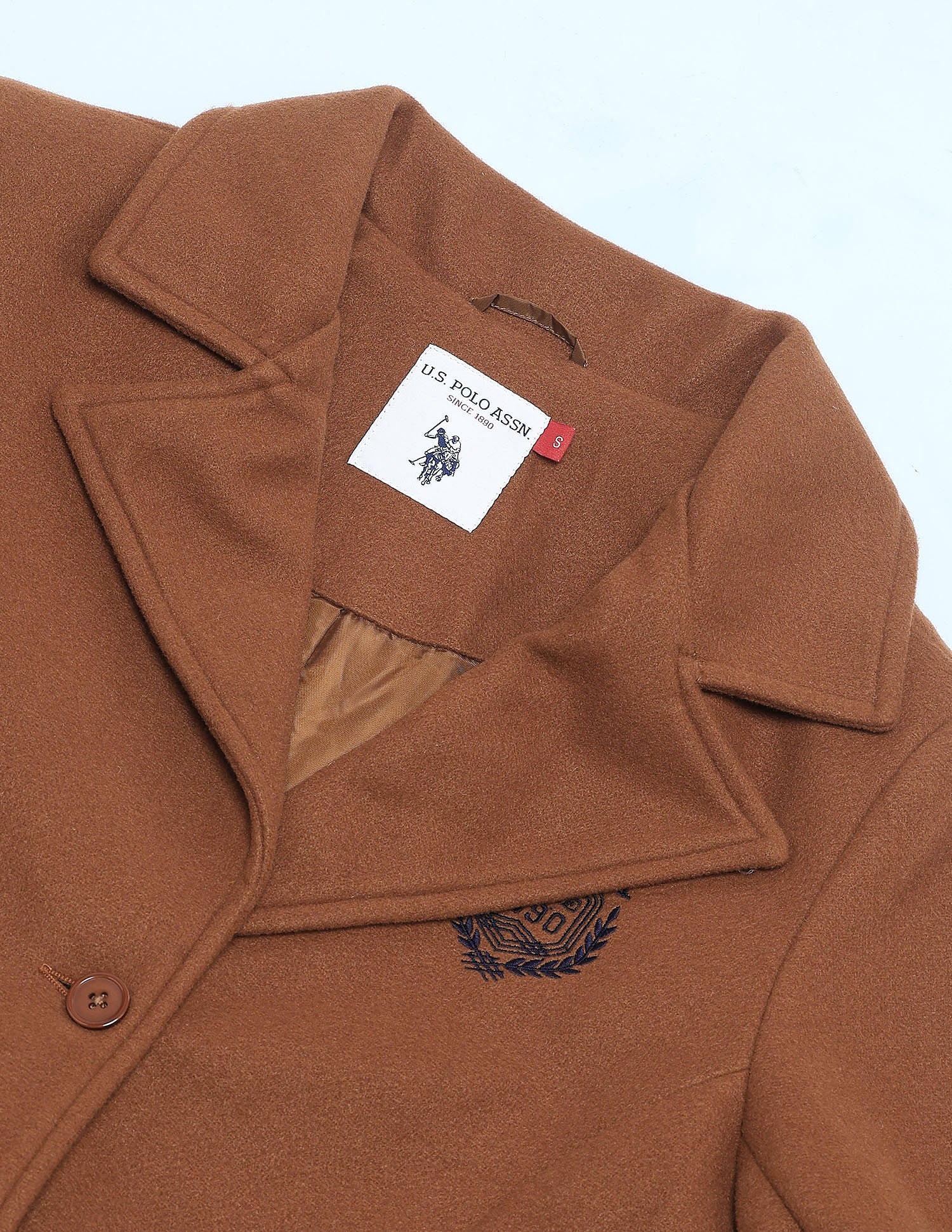 Longline Solid Felt Jacket - Image 2