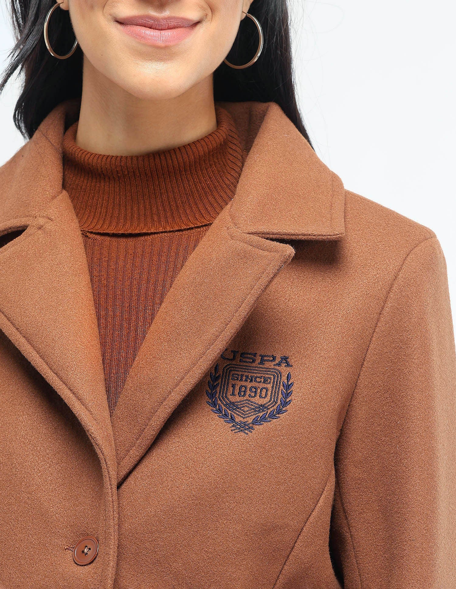 Longline Solid Felt Jacket - Image 7