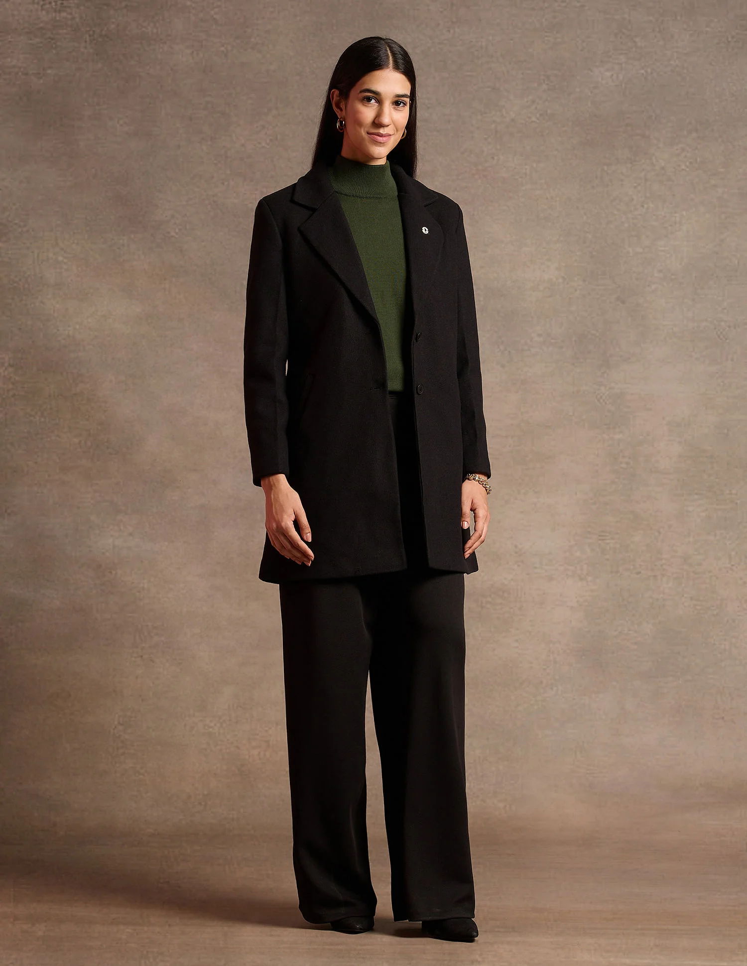 Longline Solid Felt Jacket - Image 6