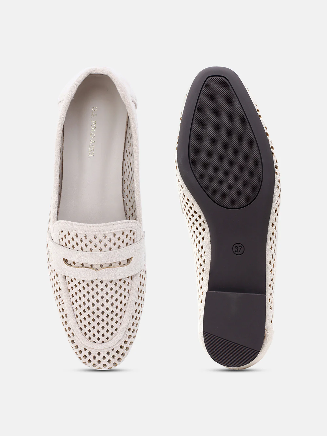 Mesh Textured Outsole Avenoir Loafers - Image 7