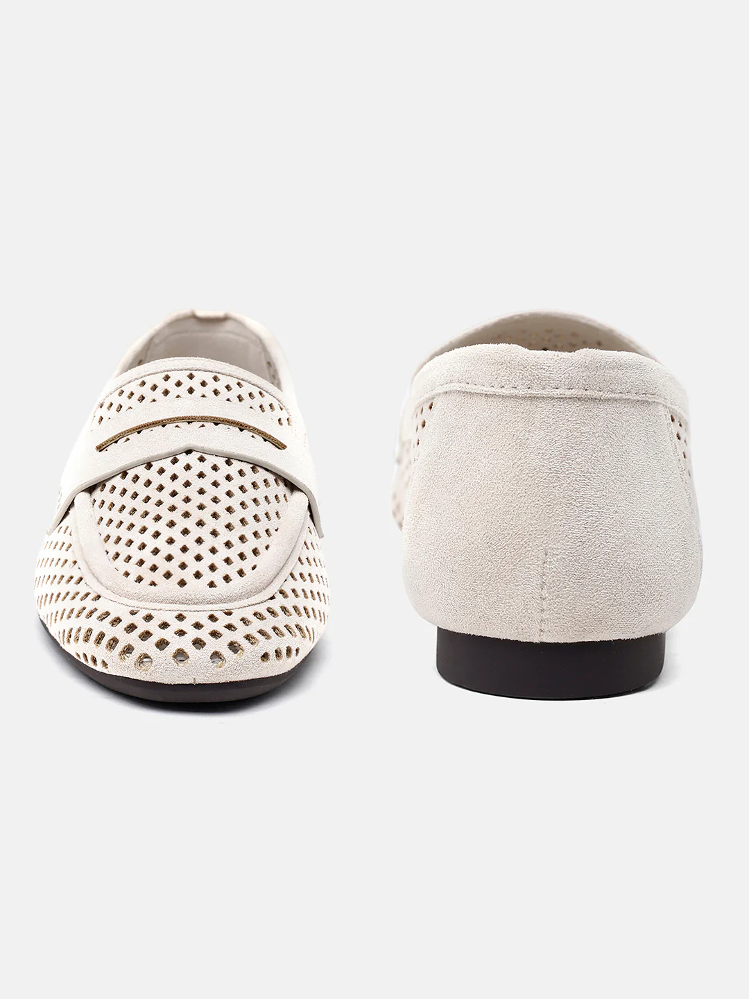 Mesh Textured Outsole Avenoir Loafers - Image 8