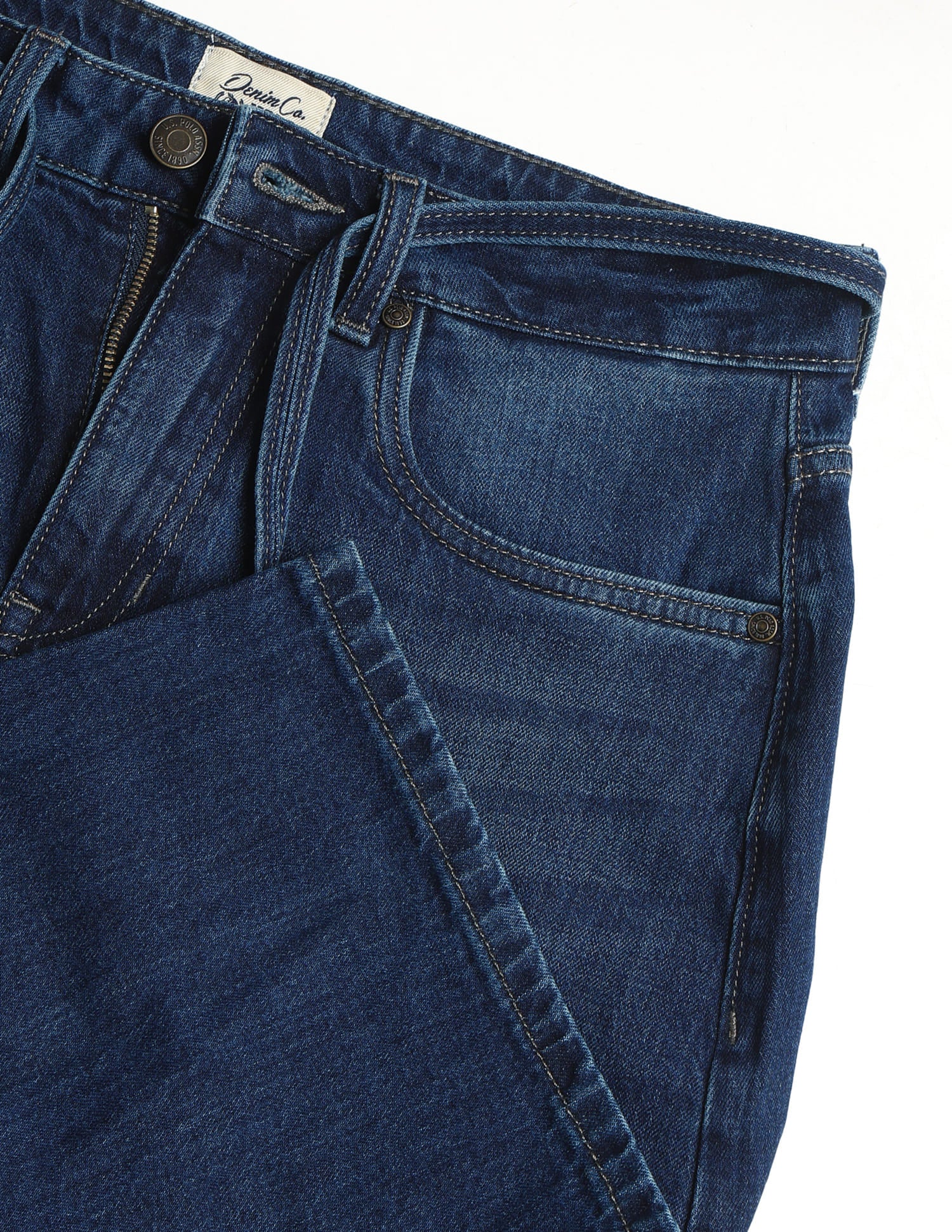 Mid Rise Barrel Fit Jeans - Image 2