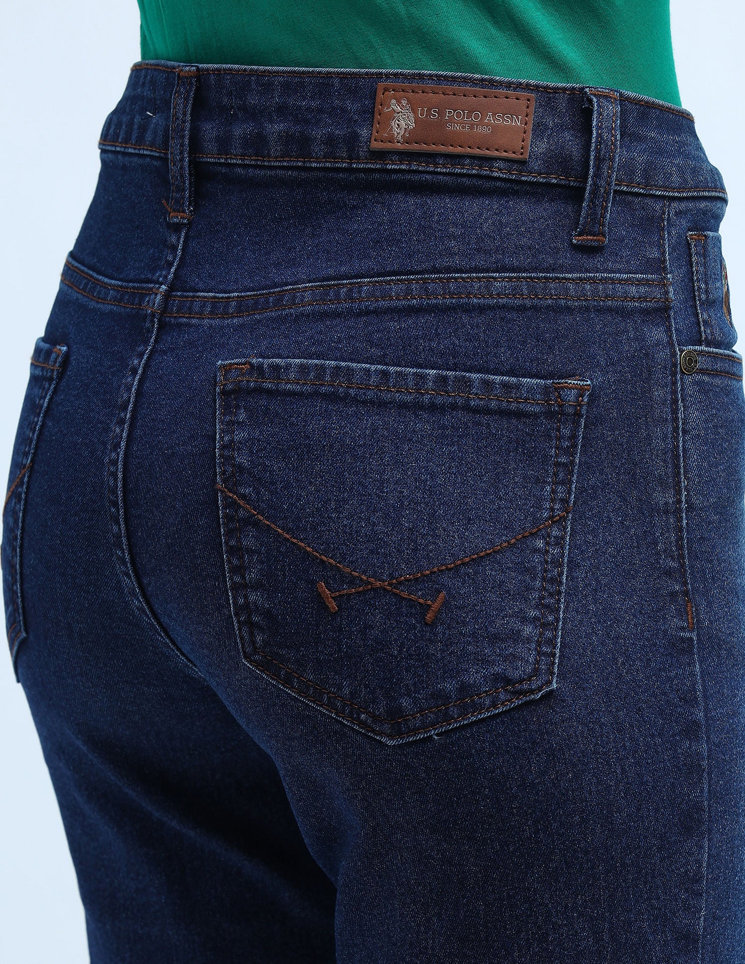 Mid Rise Boot Cut Jeans - Image 8