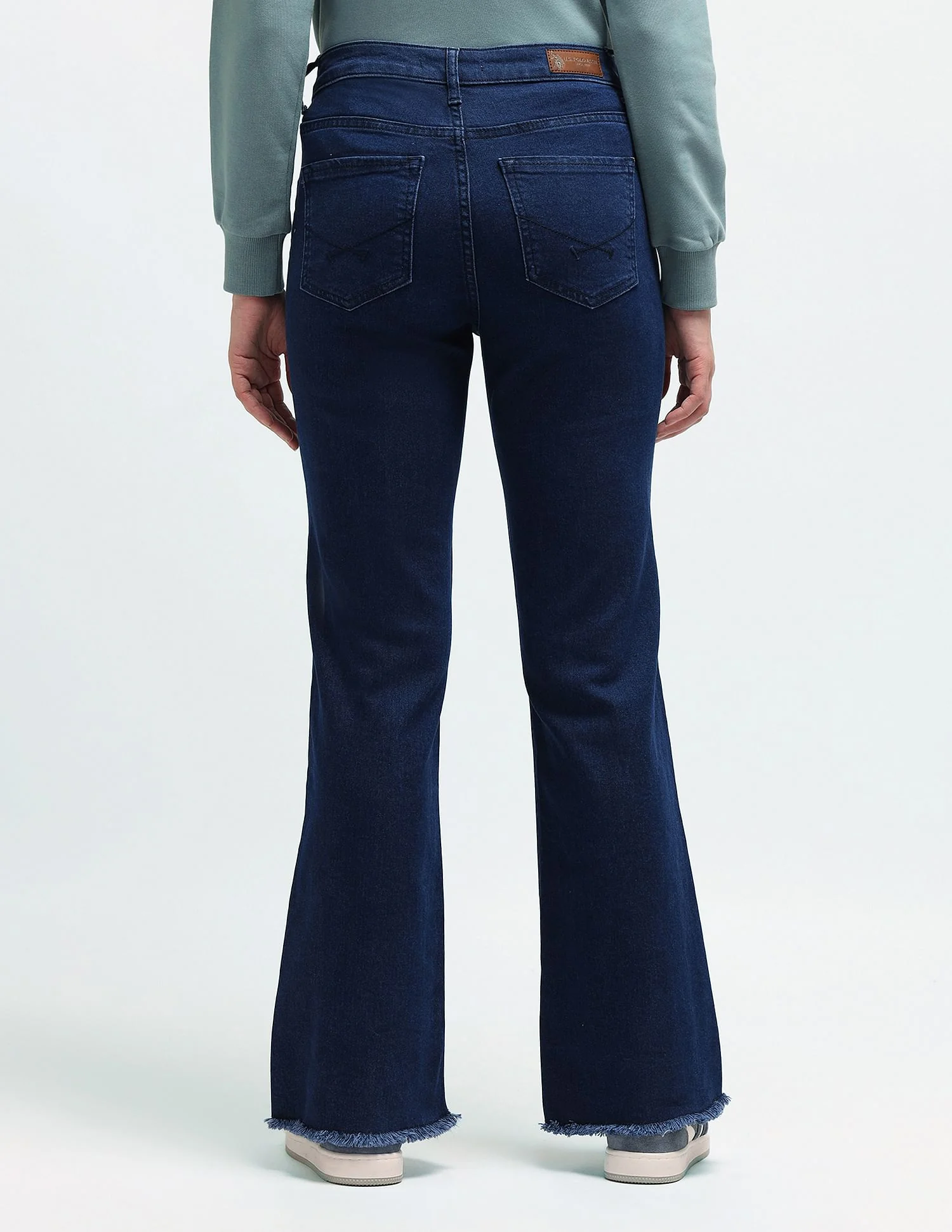 Mid Rise Bootcut Jeans - Image 5