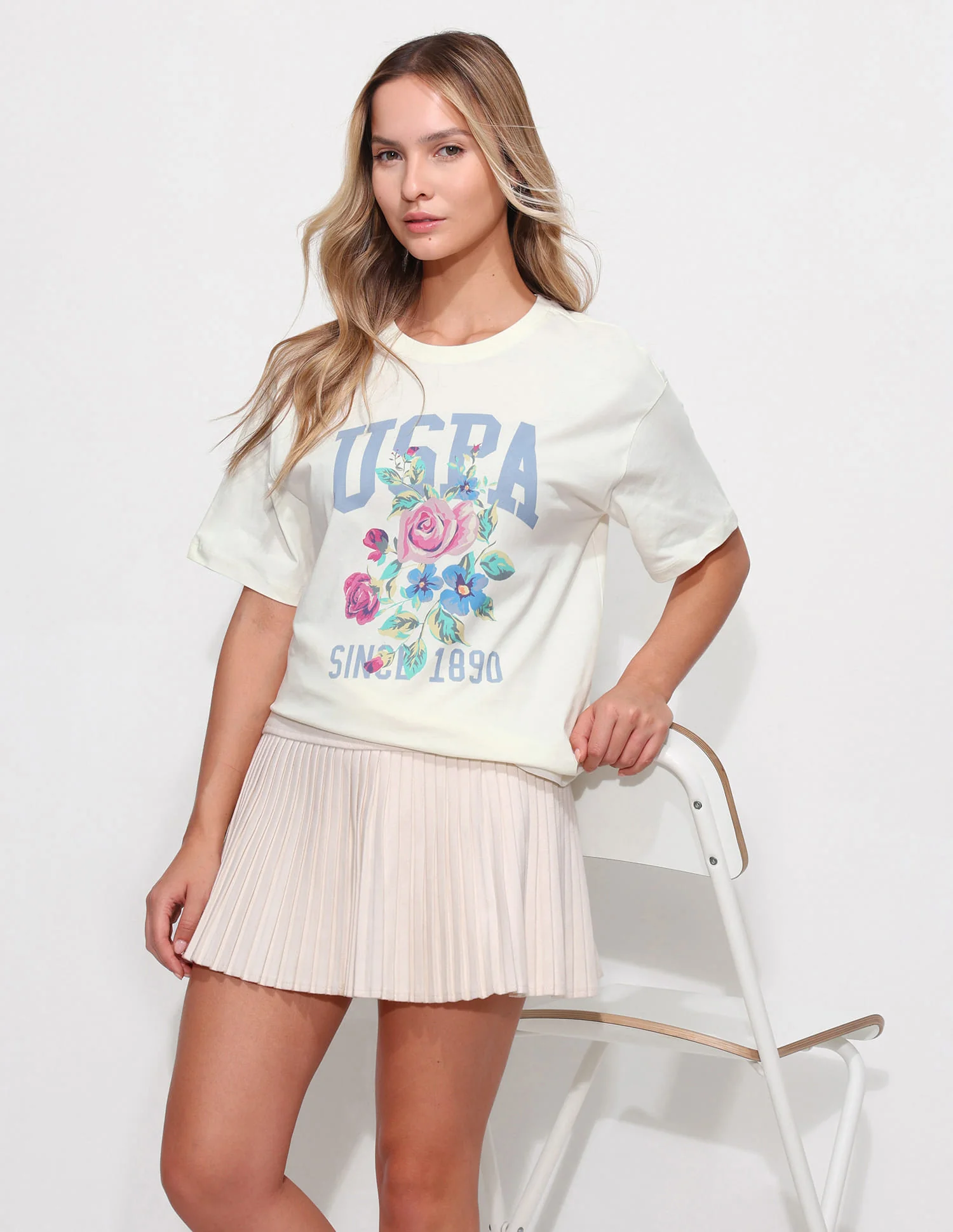 Oversized Brand Printed T-Shirt