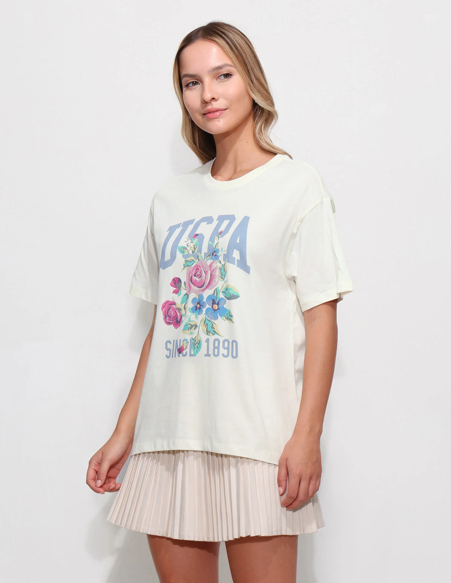 Oversized Brand Printed T-Shirt - Image 4