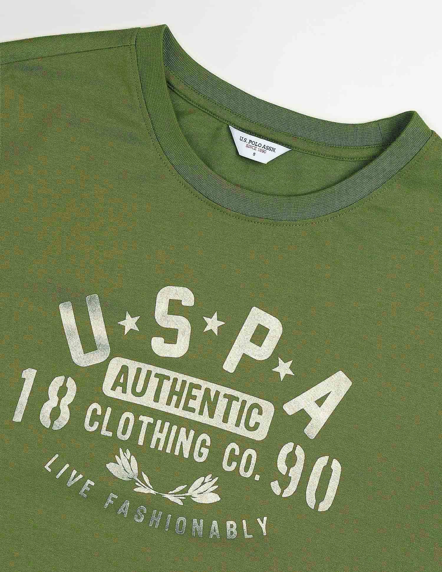 Oversized Fit Brand Printed T-Shirt - Image 8