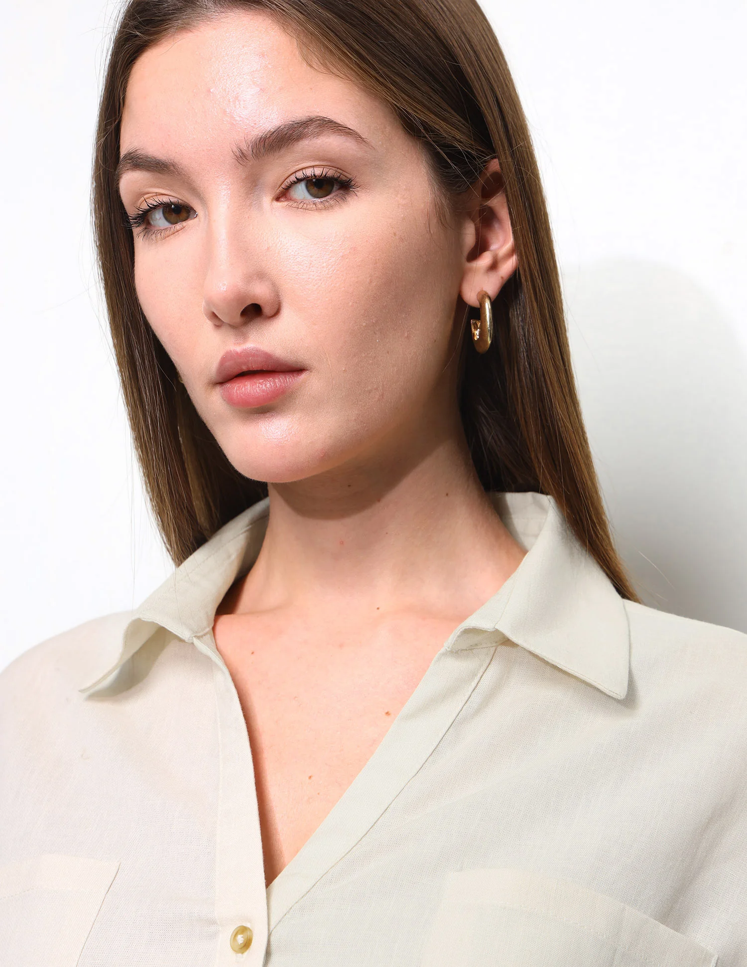 Oversized Fit Drop Shoulder Shirt - Image 7