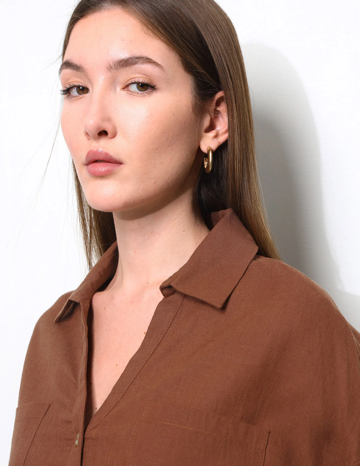 Oversized Fit Drop Shoulder Shirt - Image 7