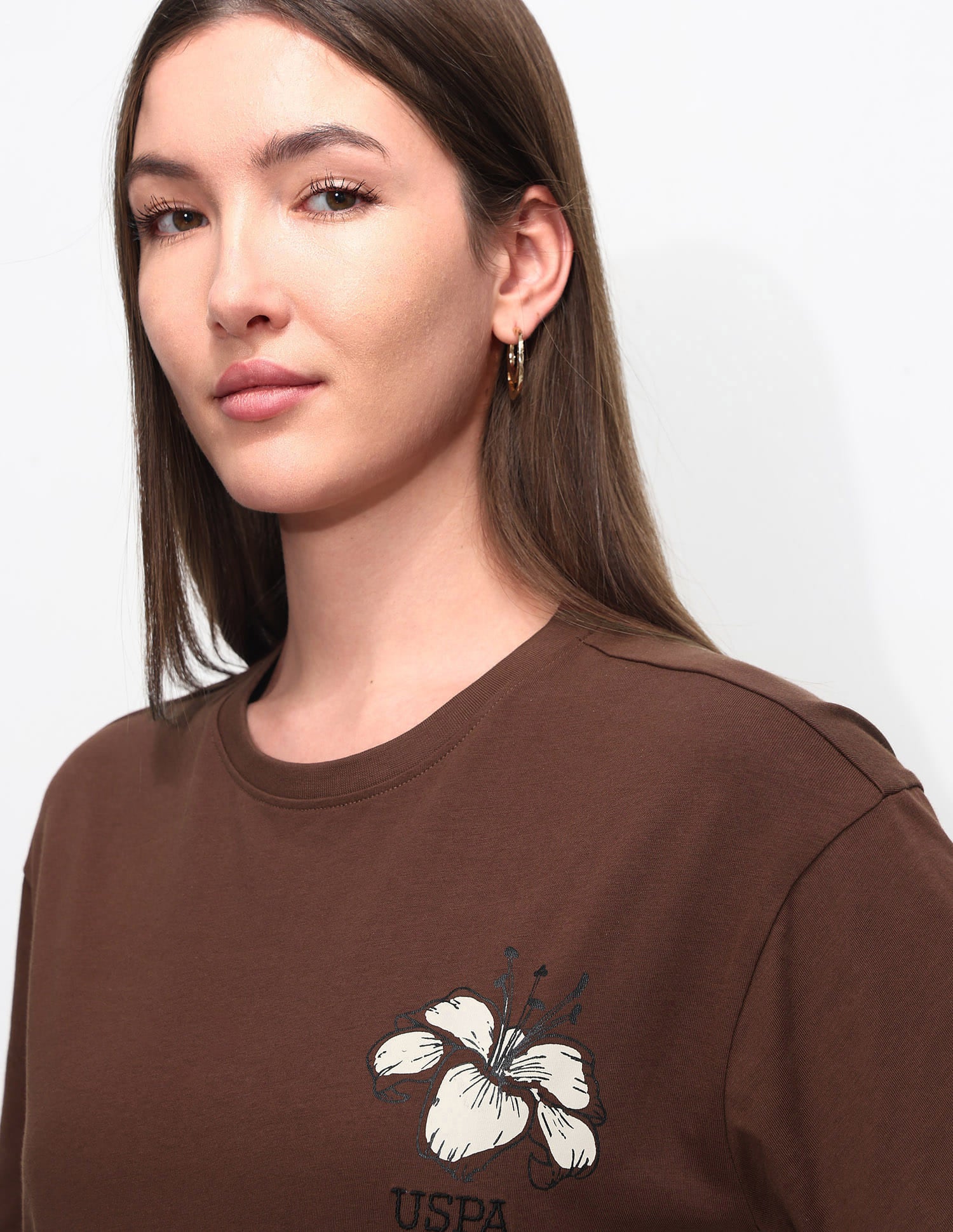 Oversized Fit Floral Printed T-Shirt - Image 7