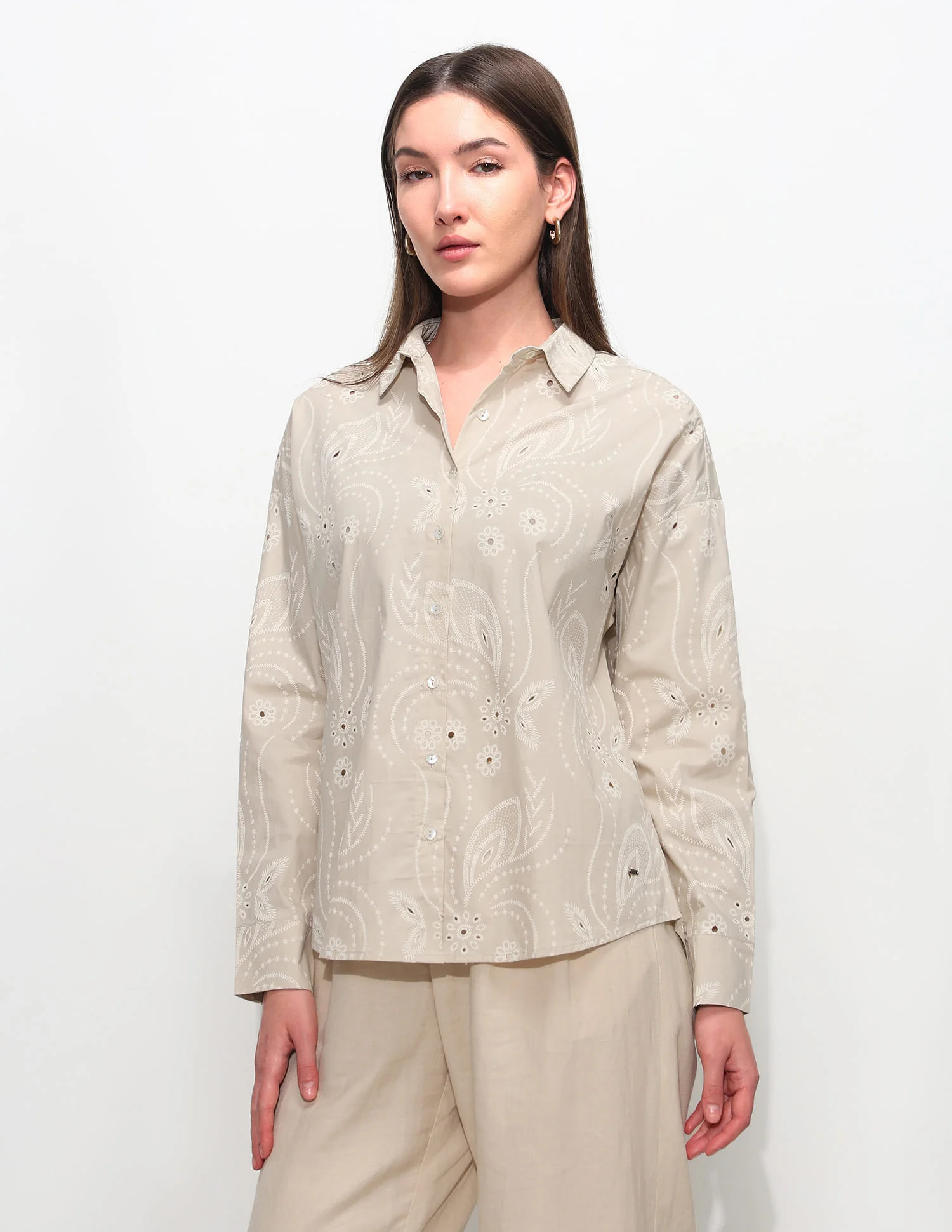 Oversized Fit Floral Shirt - Image 4