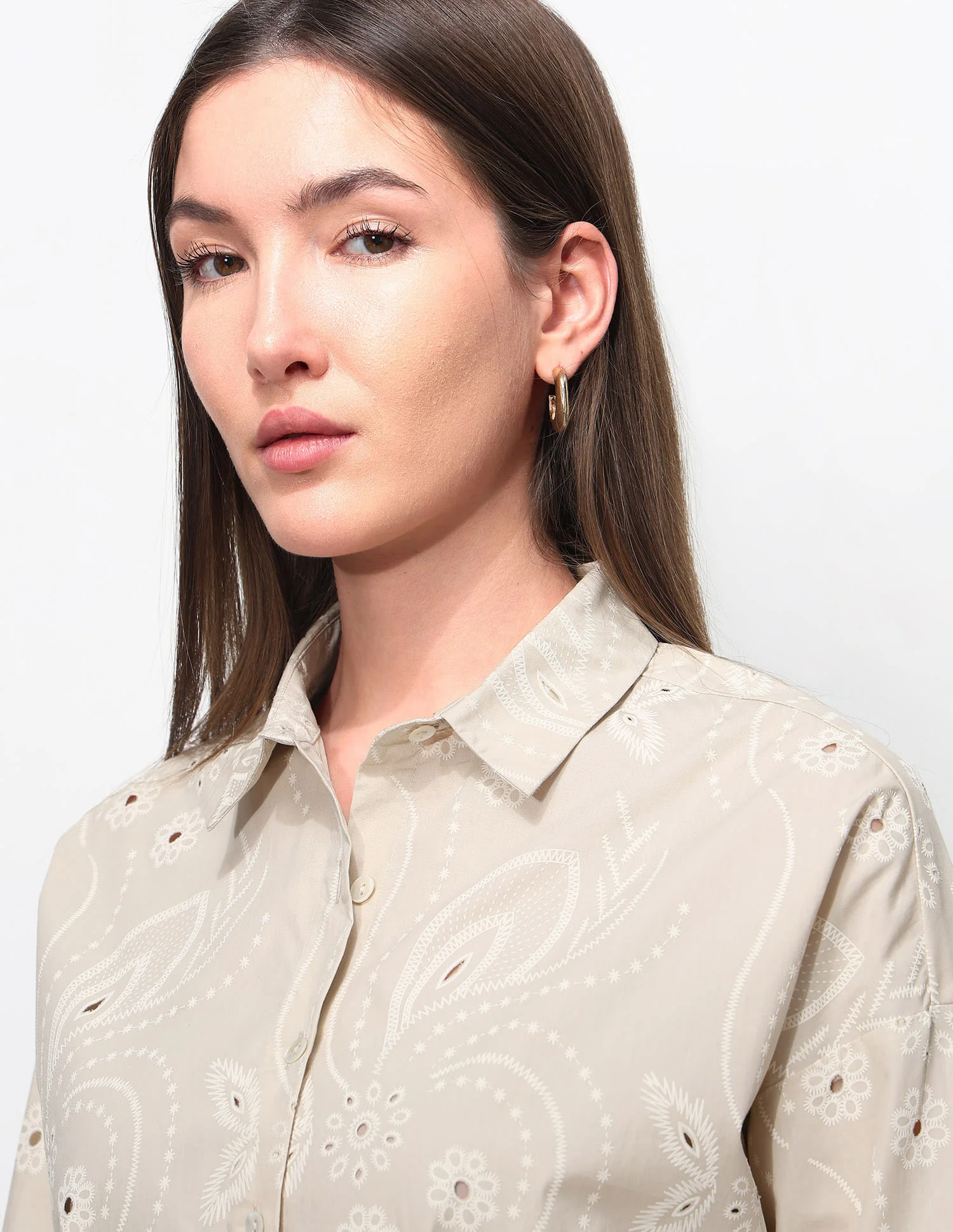 Oversized Fit Floral Shirt - Image 7
