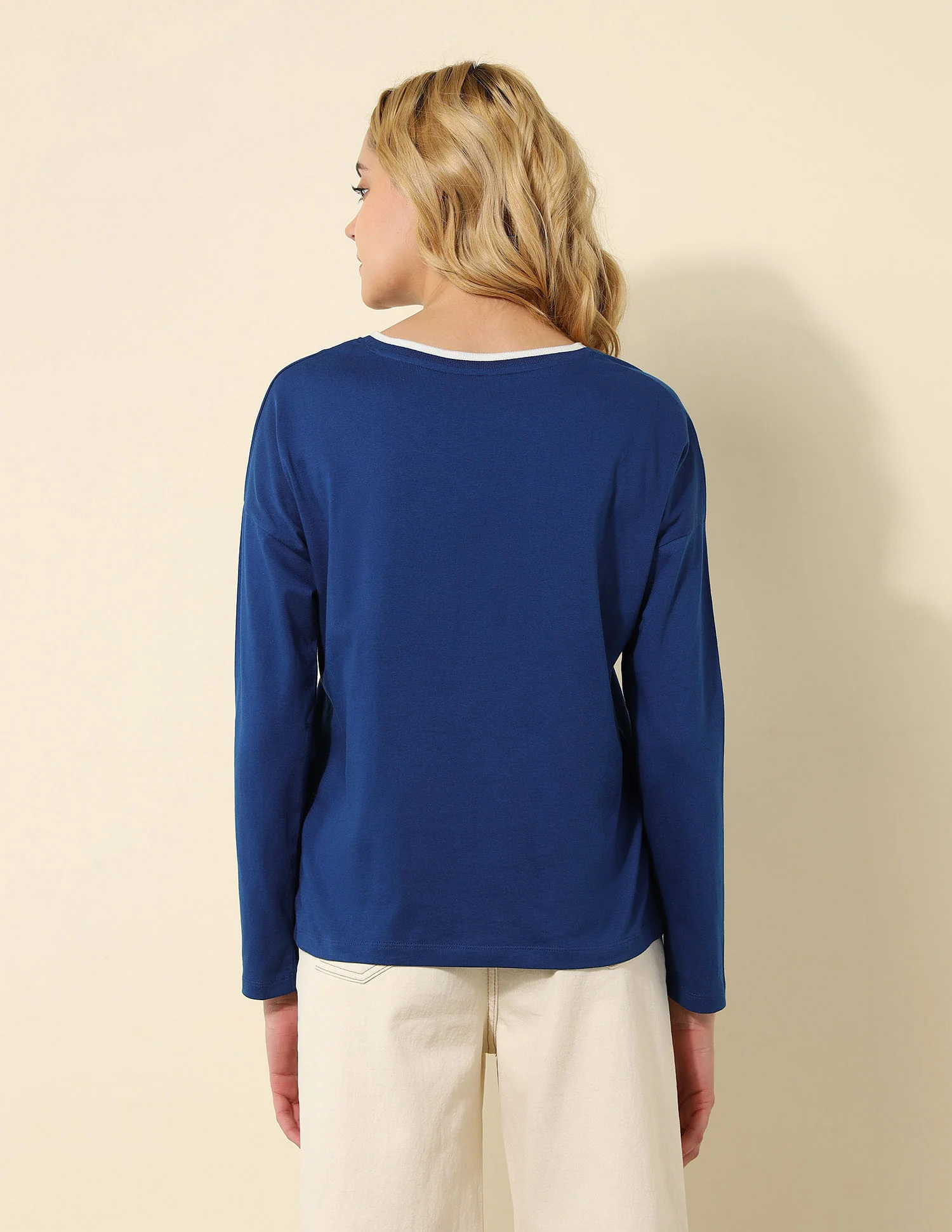Oversized Fit Solid T-Shirt - Image 8