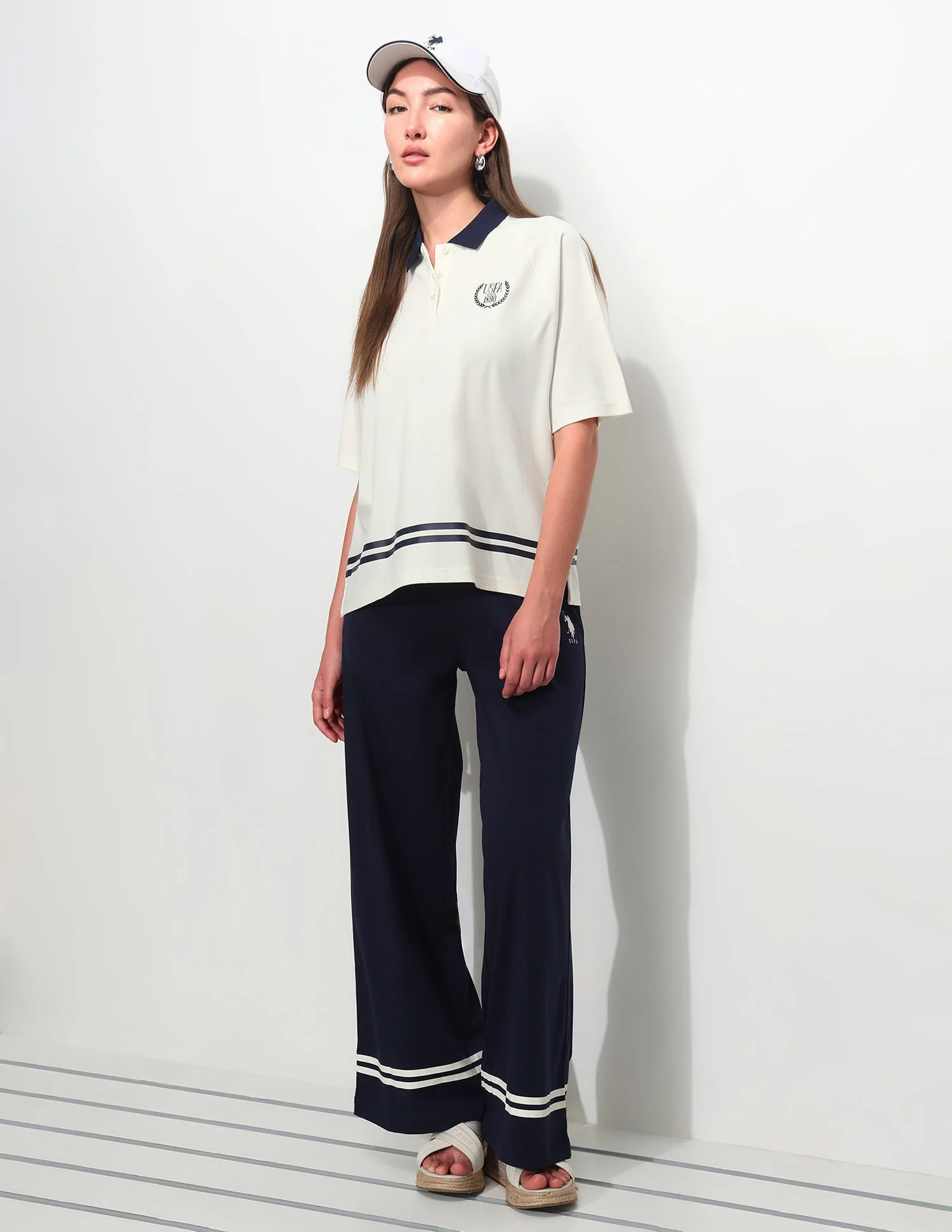 Oversized Solid Polo Shirt - Image 4