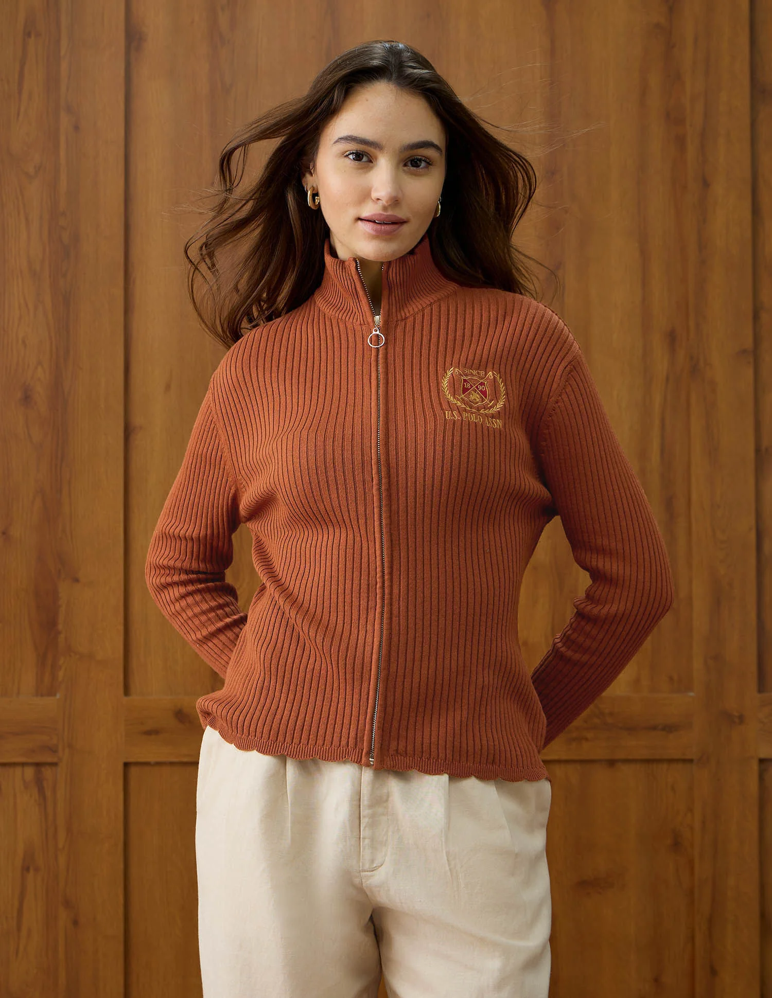 Patterned Knit Regular Fit Sweater - Image 6