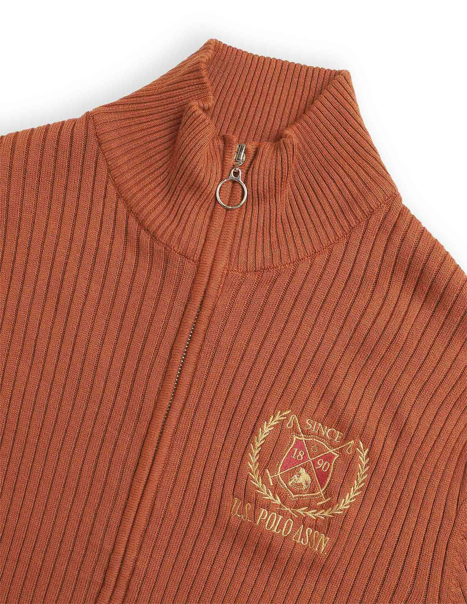 Patterned Knit Regular Fit Sweater - Image 8