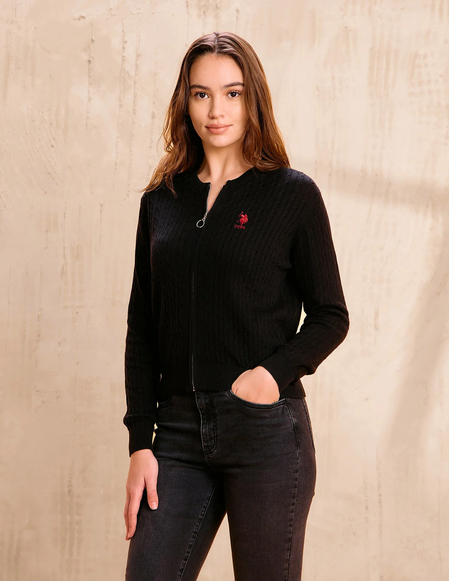 Cable Knit Regular Fit Sweater - Image 4