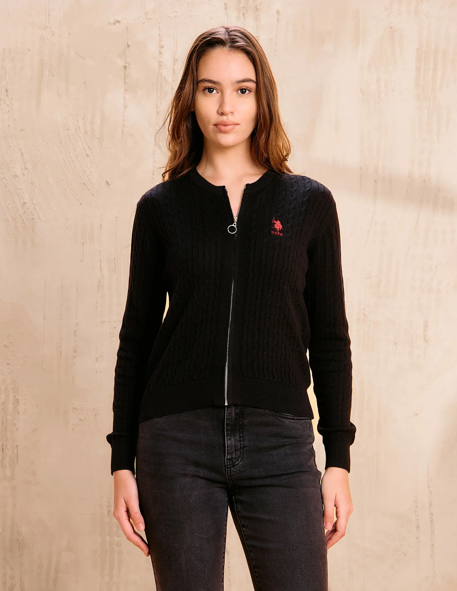 Cable Knit Regular Fit Sweater - Image 6