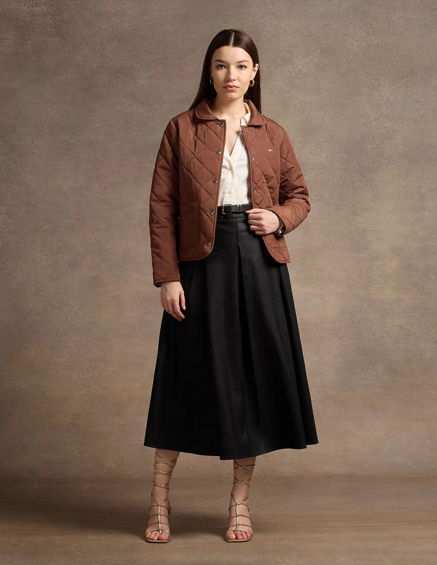 Peter Pan Collar Puffer Jacket - Image 3