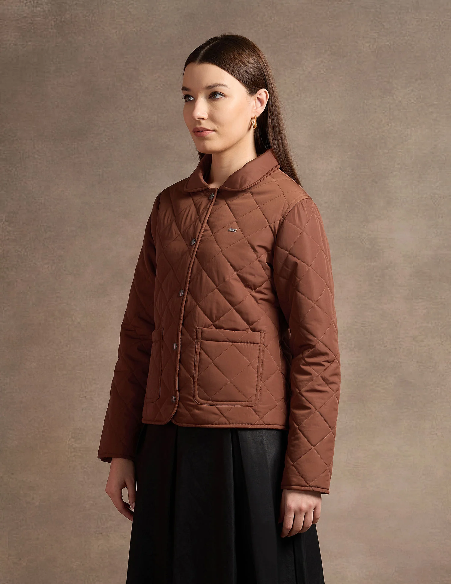 Peter Pan Collar Puffer Jacket - Image 4
