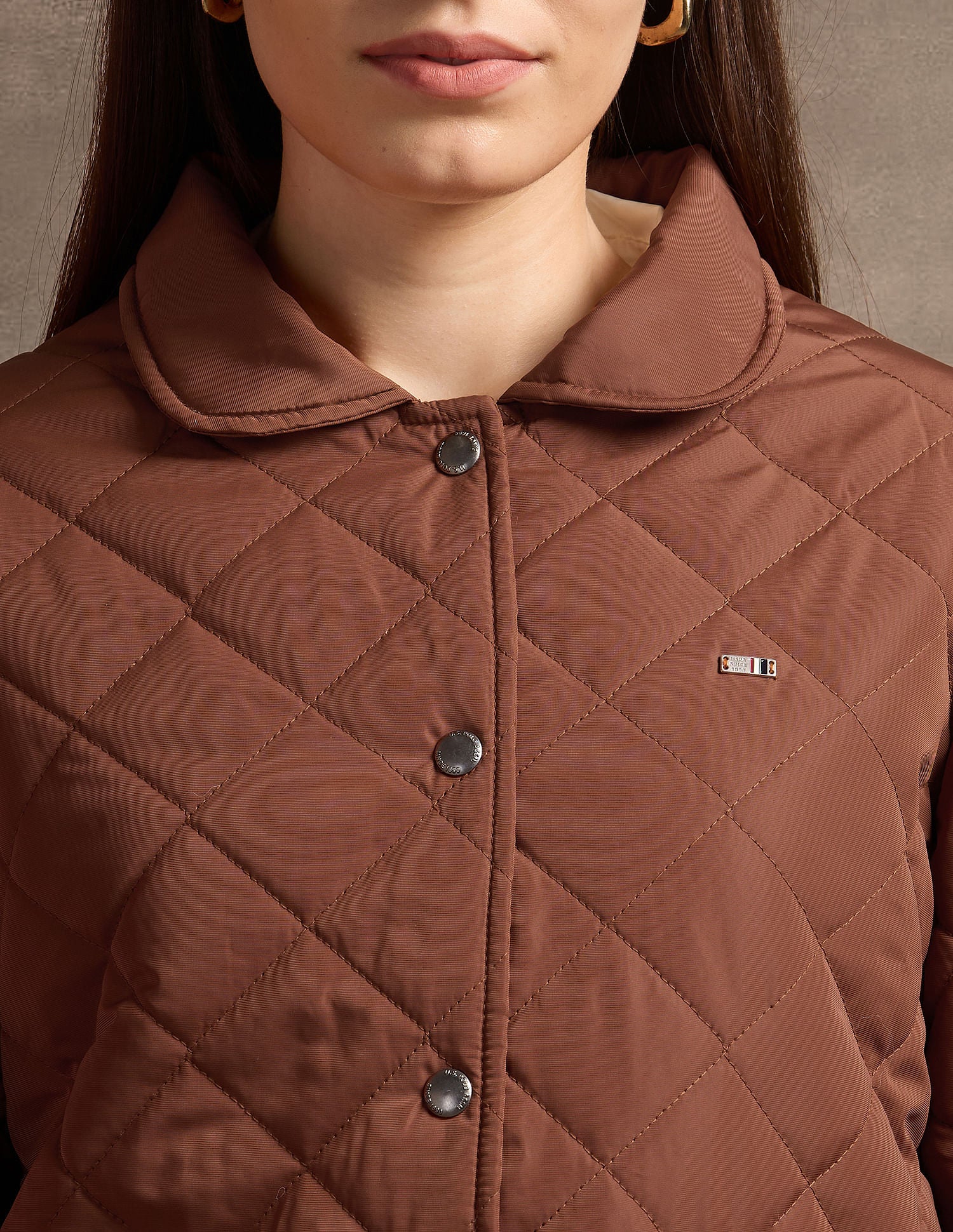 Peter Pan Collar Puffer Jacket - Image 7