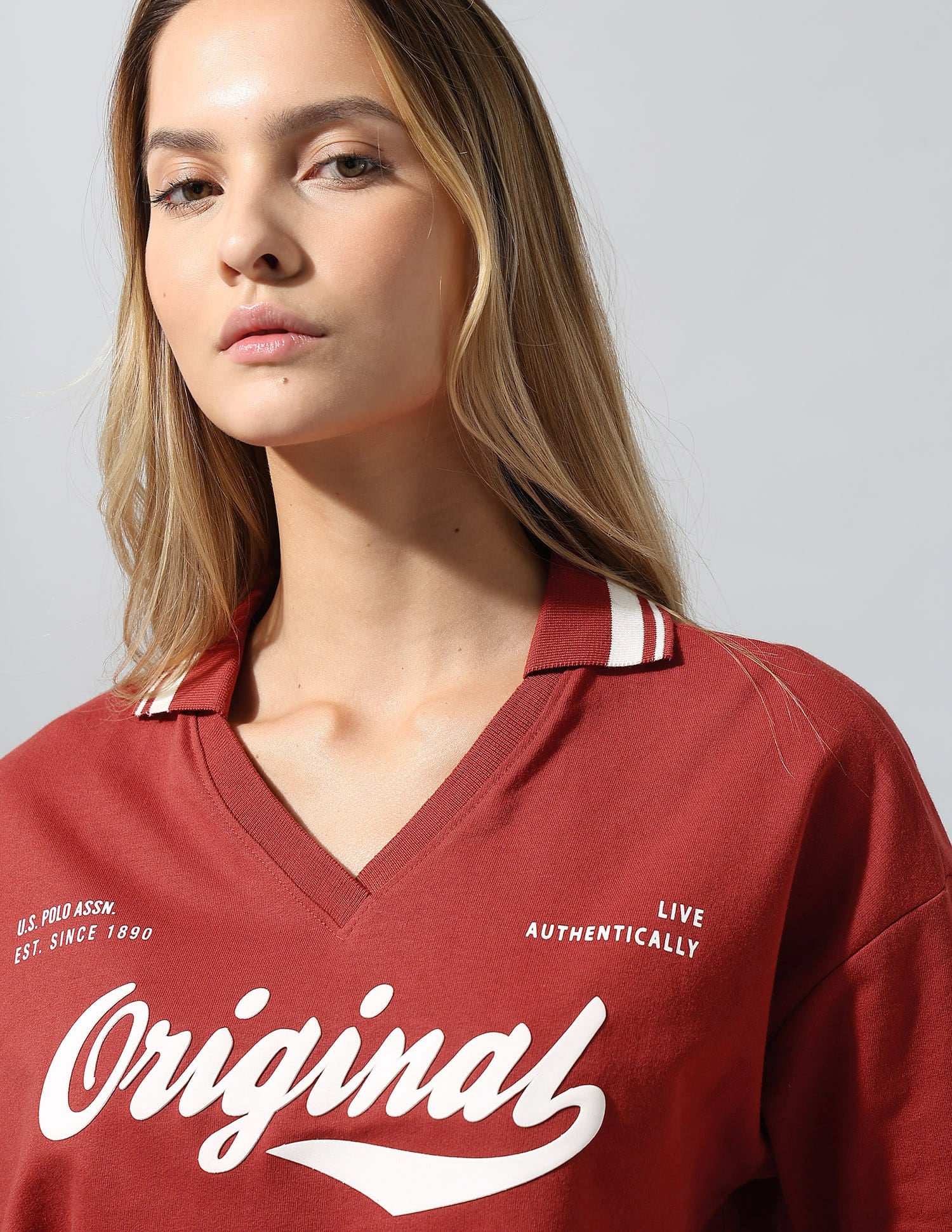 Polo Collar T-Shirt With Wide Leg Pants - Image 7