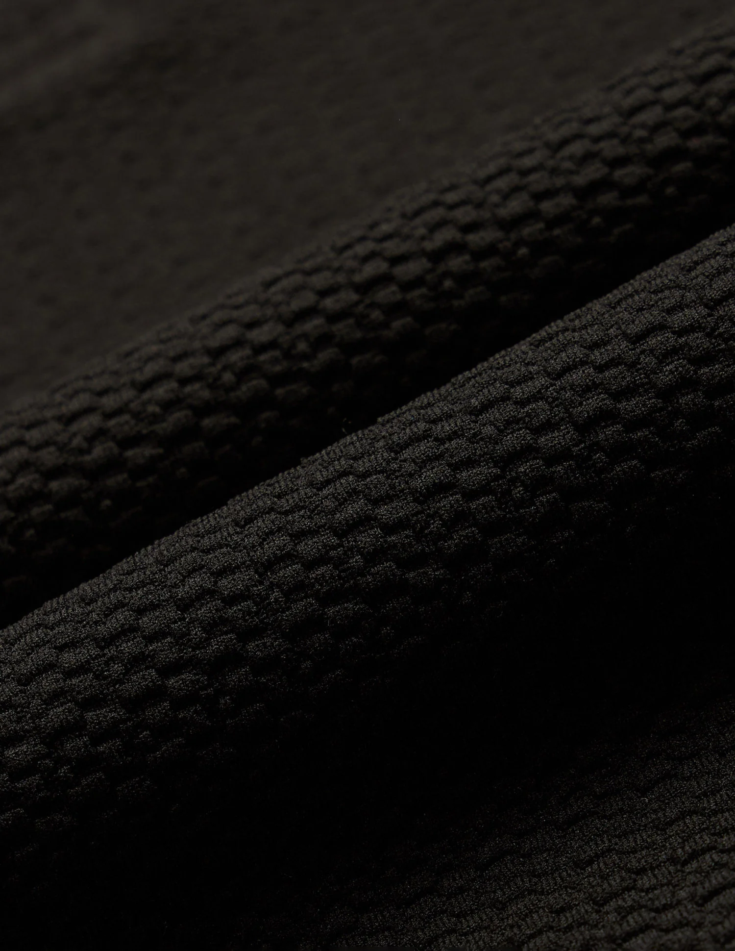 Polo Collar Textured Mini Dress - Image 2