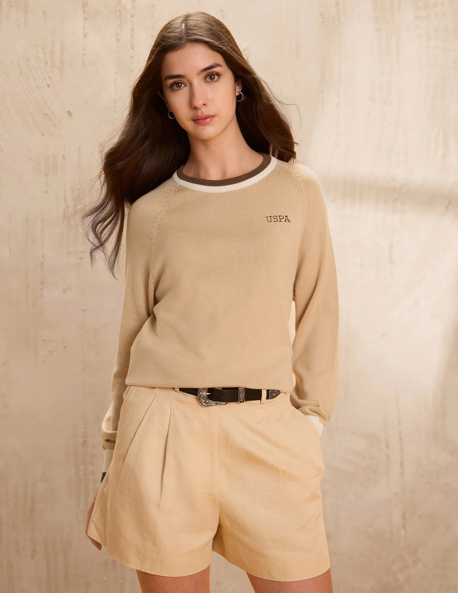 Raglan Fit Solid Sweater - Image 6
