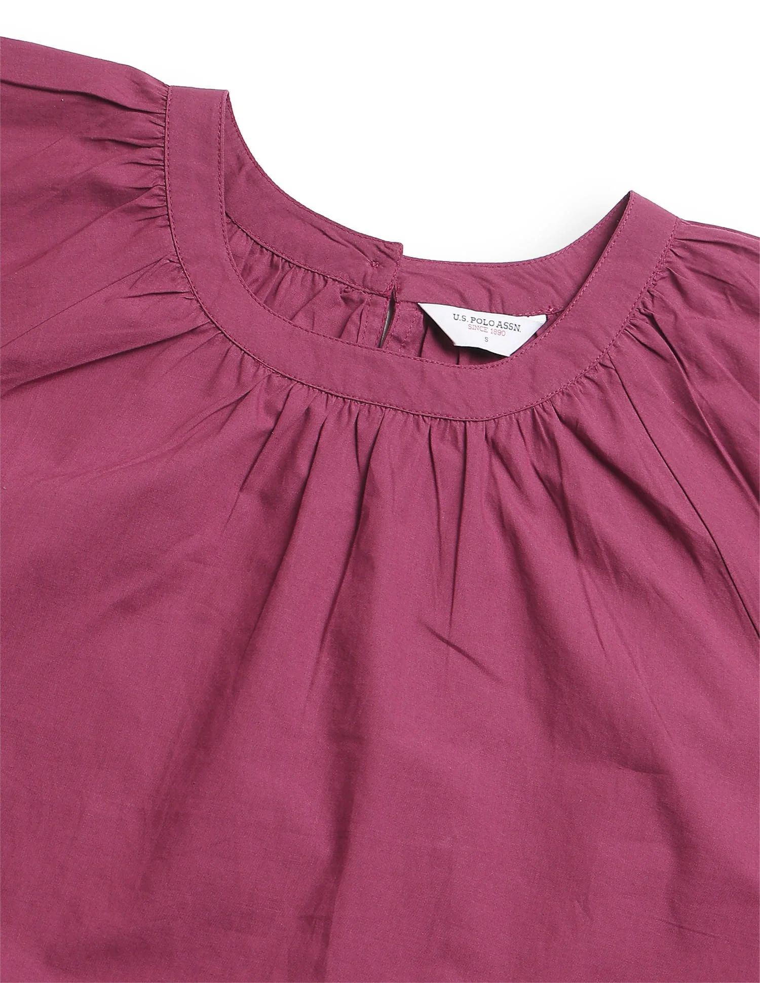 Raglan Sleeve Top With Pleats And Lace - Image 8