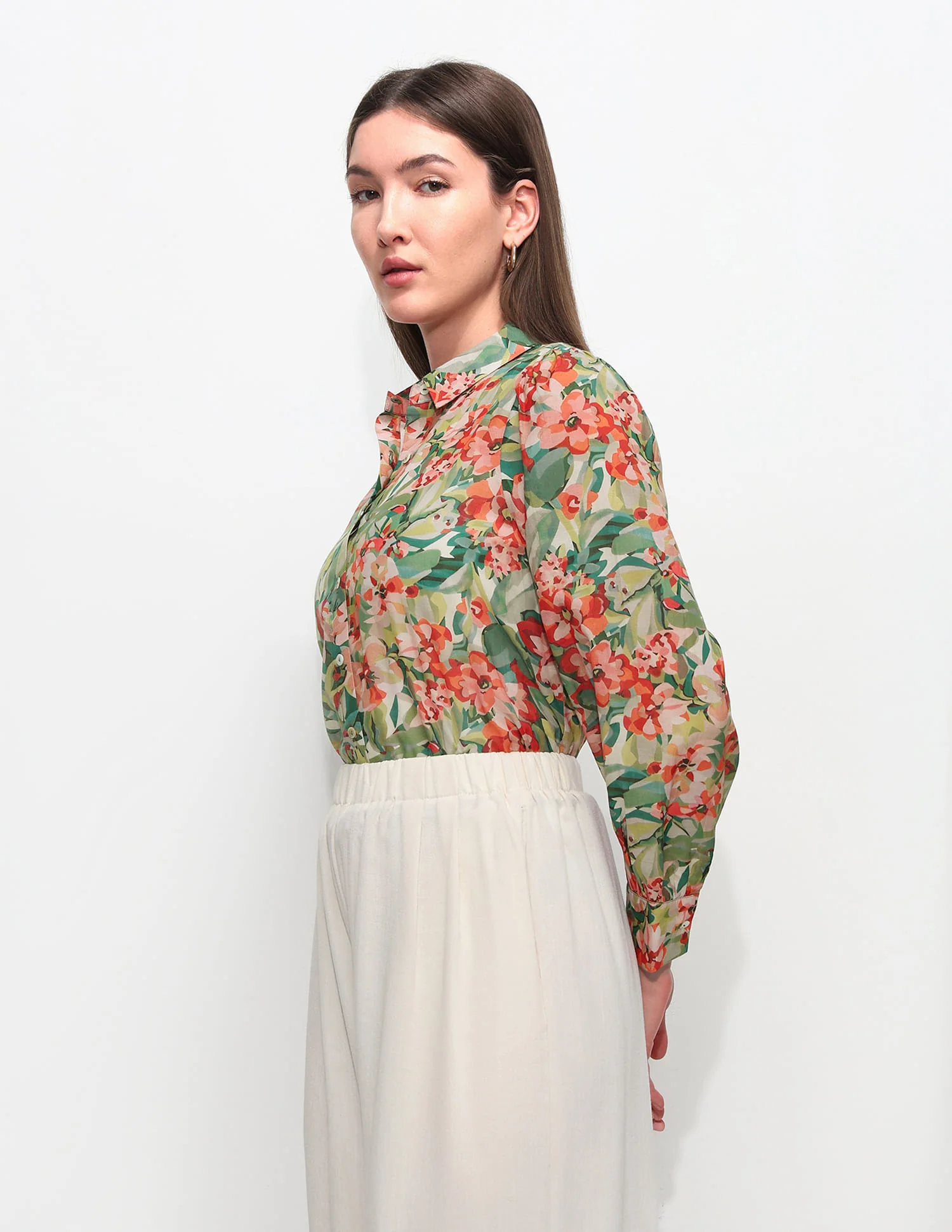 Regular Fit Abstract Printed Shirt - Image 4