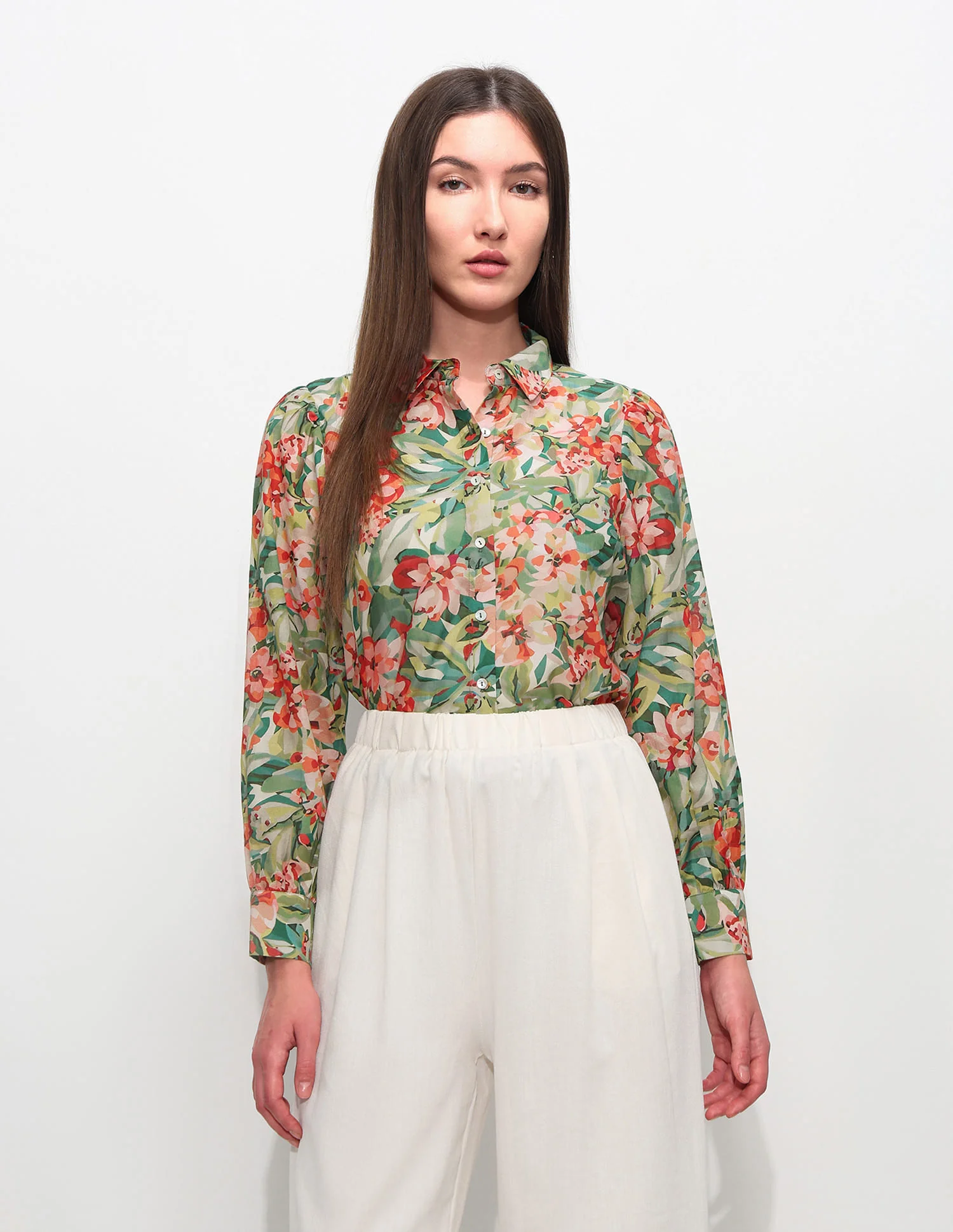 Regular Fit Abstract Printed Shirt - Image 6