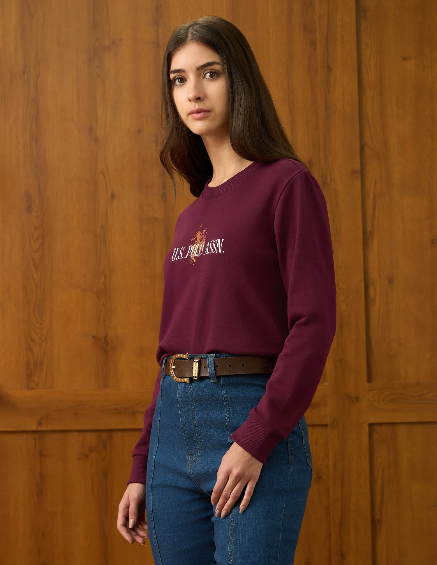Regular Fit Brand Printed Sweatshirt - Image 4