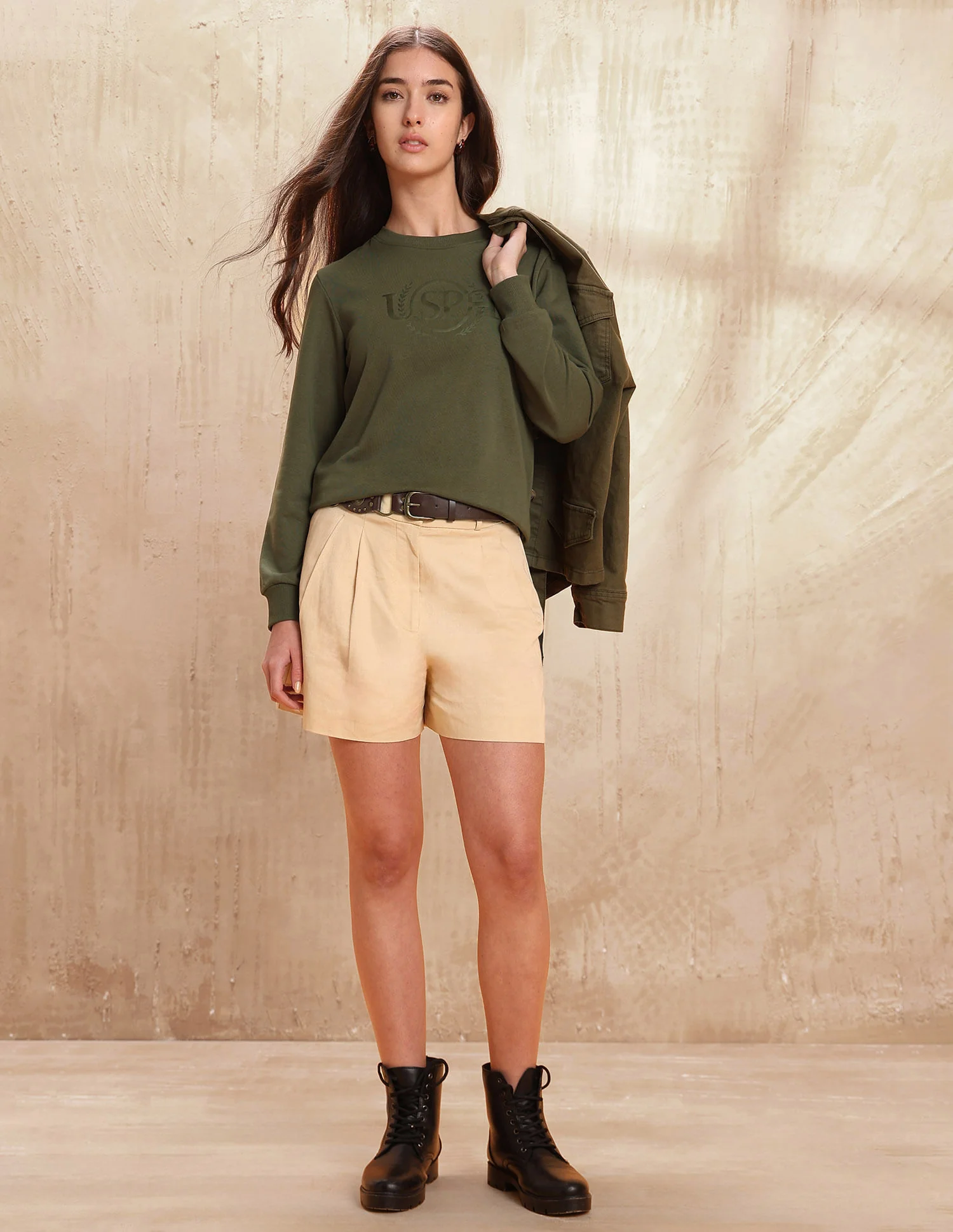 Regular Fit Brand Printed Sweatshirt - Image 3