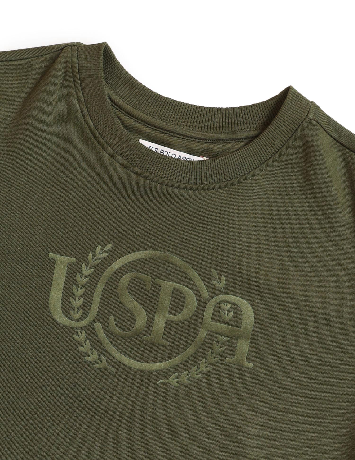 Regular Fit Brand Printed Sweatshirt - Image 8