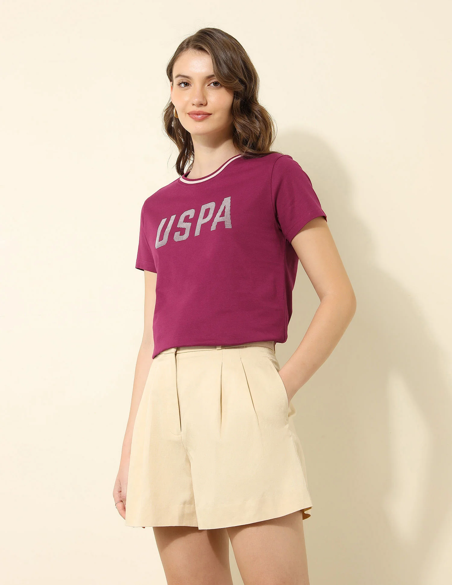 Regular Fit Brand Printed T-Shirt - Image 4