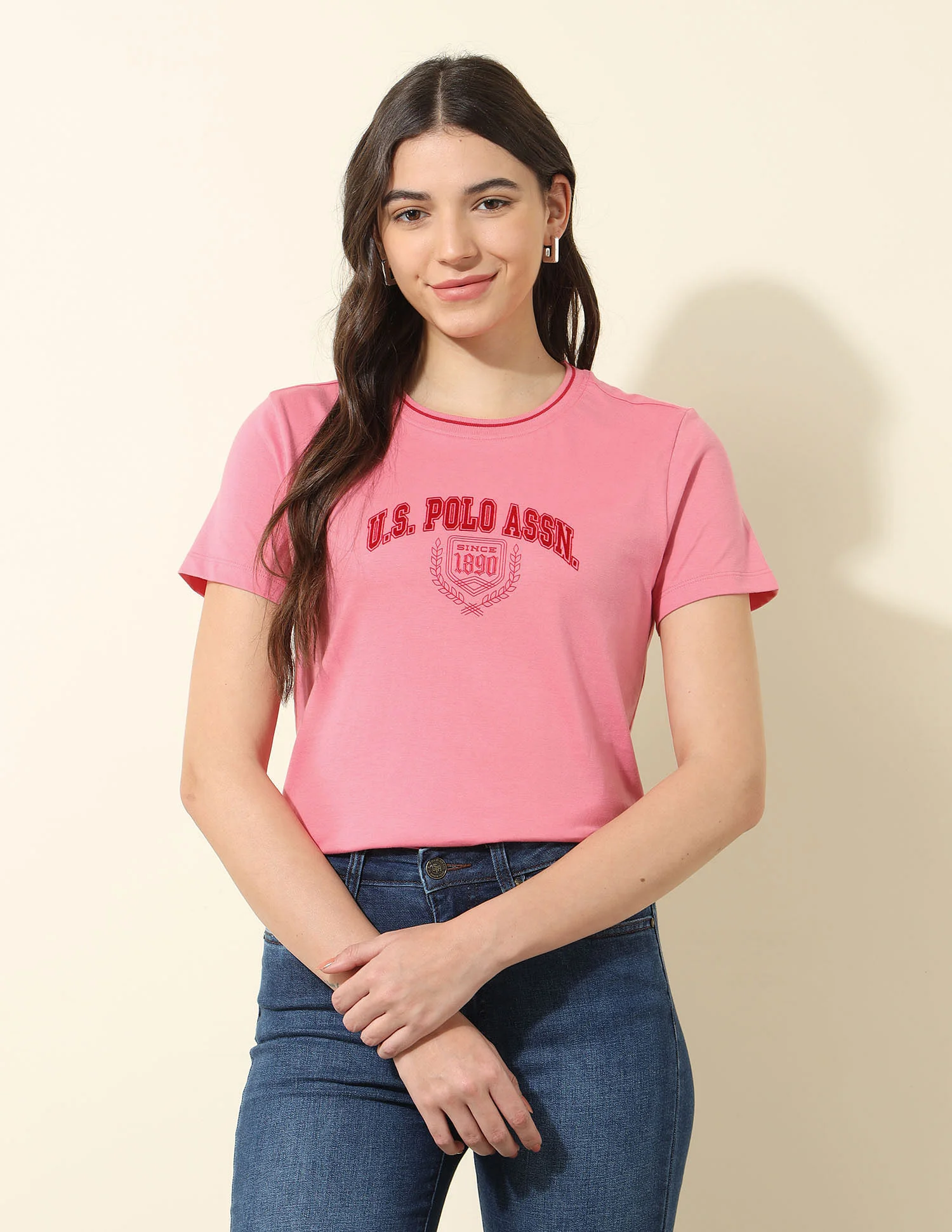 Regular Fit Brand Printed T-Shirt - Image 3