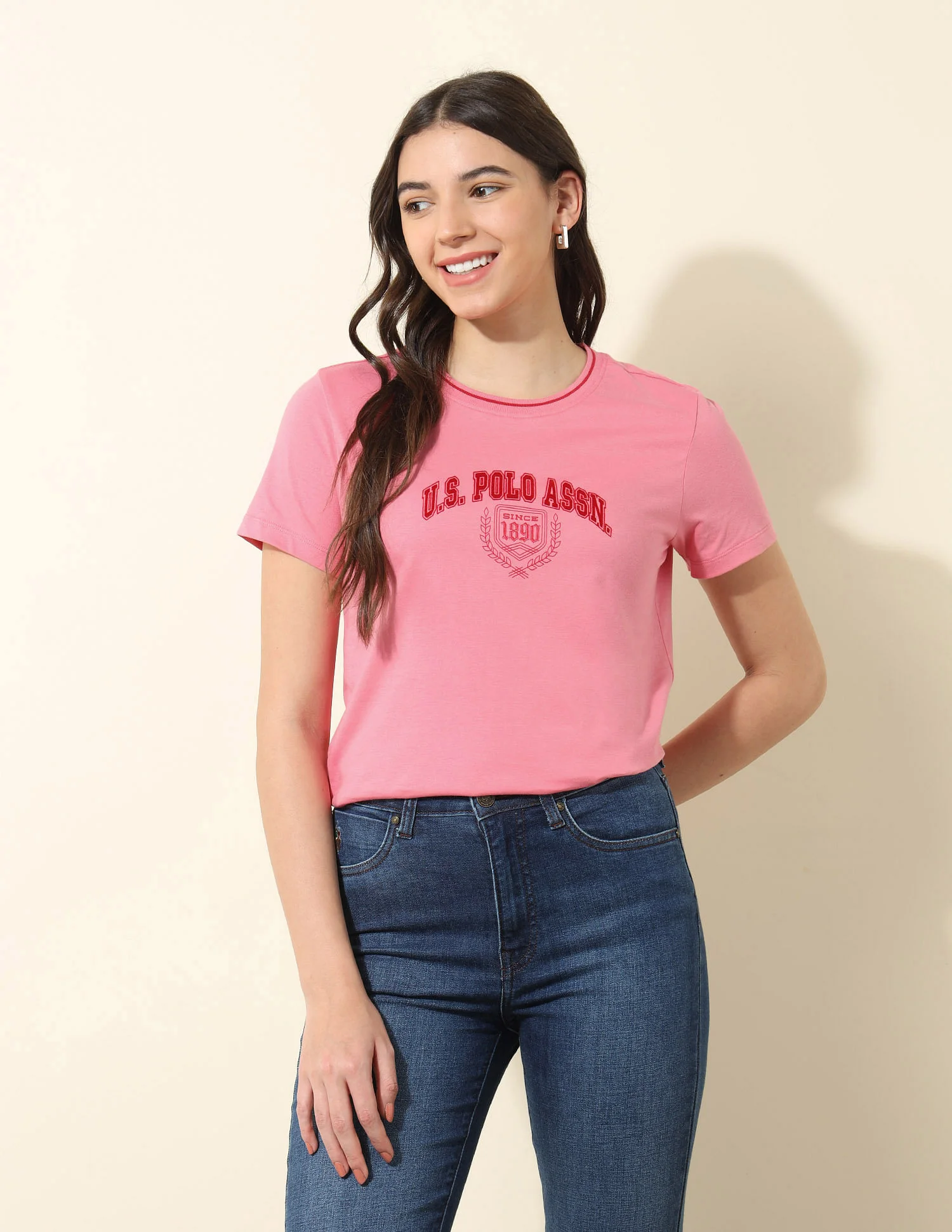 Regular Fit Brand Printed T-Shirt - Image 6