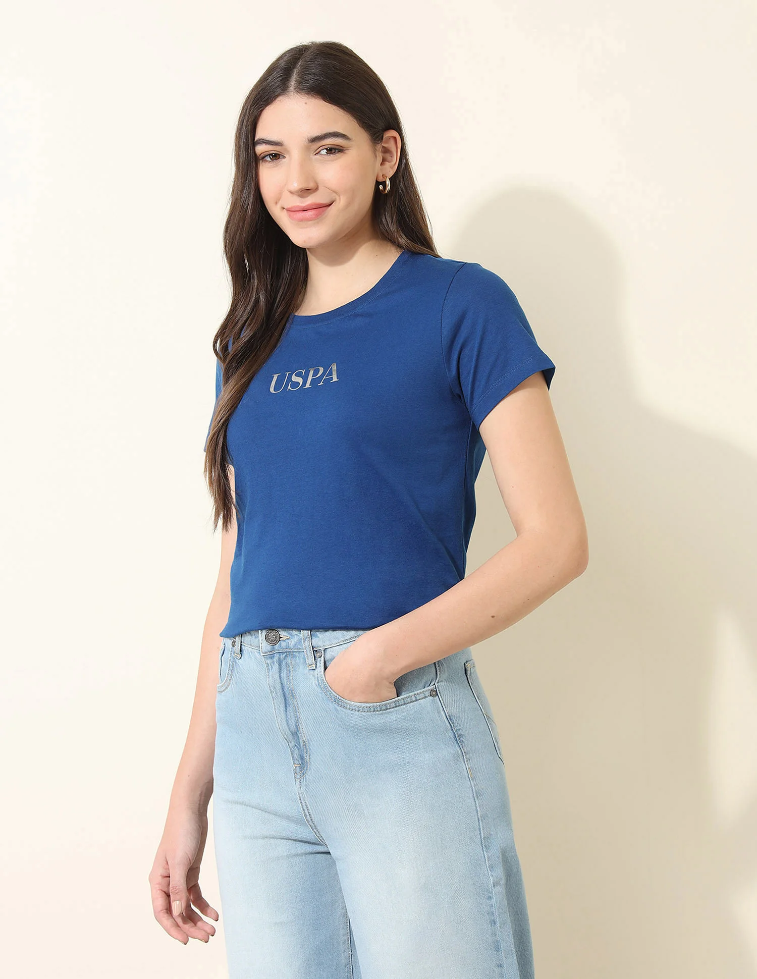 Regular Fit Brand Printed T-Shirt - Image 4