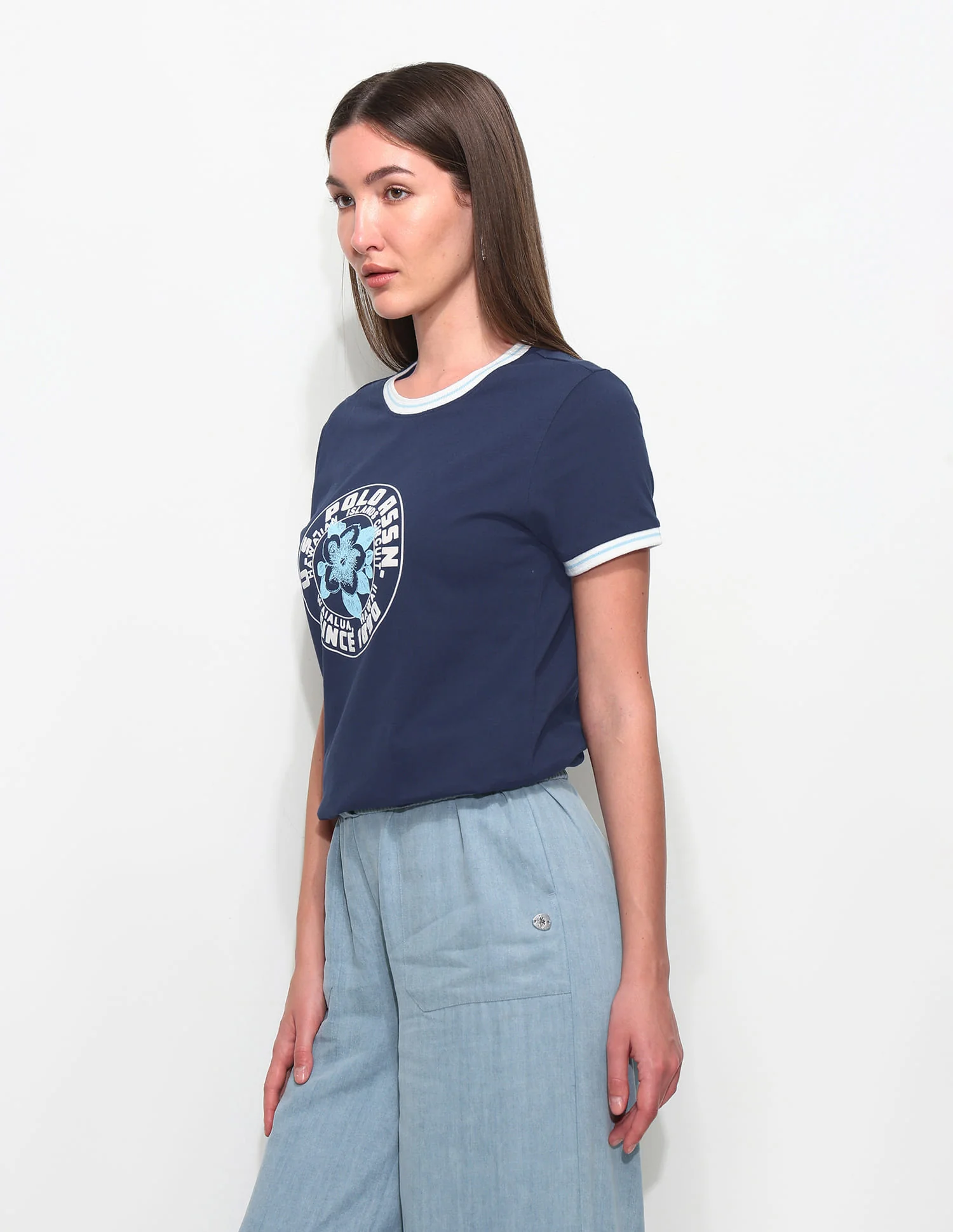 Regular Fit Brand Printed T-Shirt - Image 4