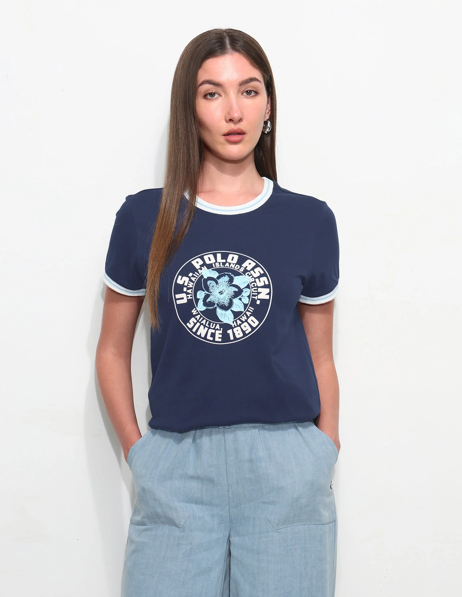 Regular Fit Brand Printed T-Shirt - Image 6
