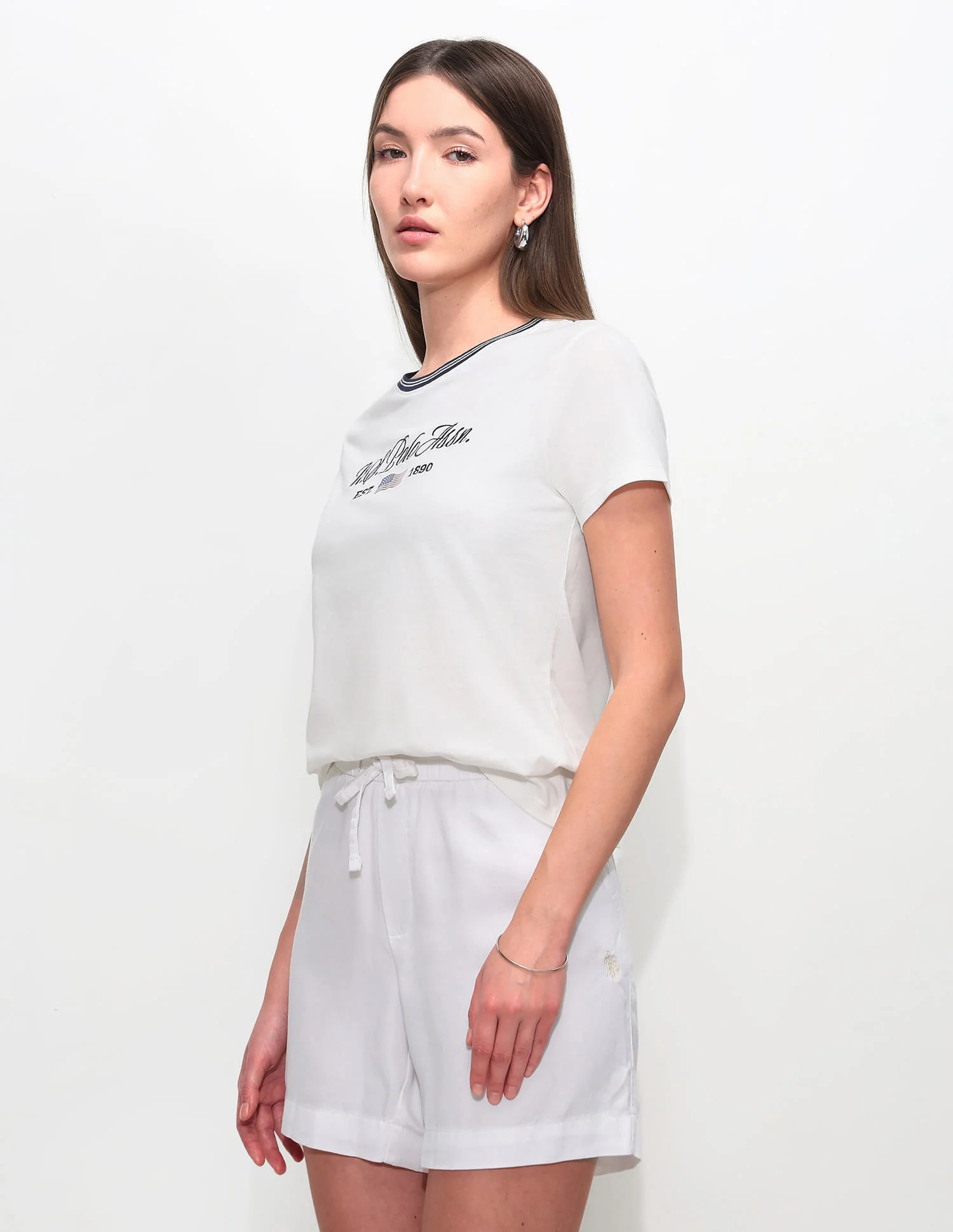 Regular Fit Brand Printed T-Shirt - Image 4