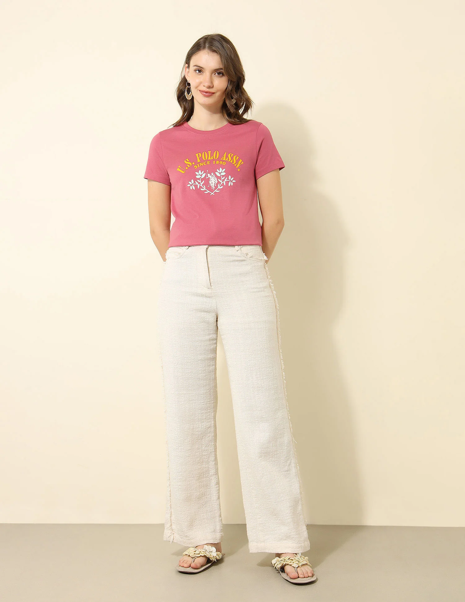 Regular Fit Brand Printed T-Shirt - Image 3