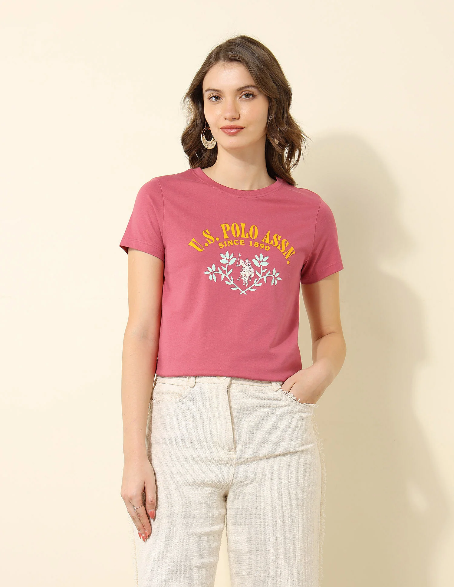 Regular Fit Brand Printed T-Shirt - Image 6